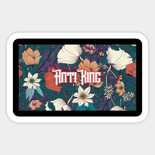 Floral Sticker by Antiking's AntiCapitalist Showroom